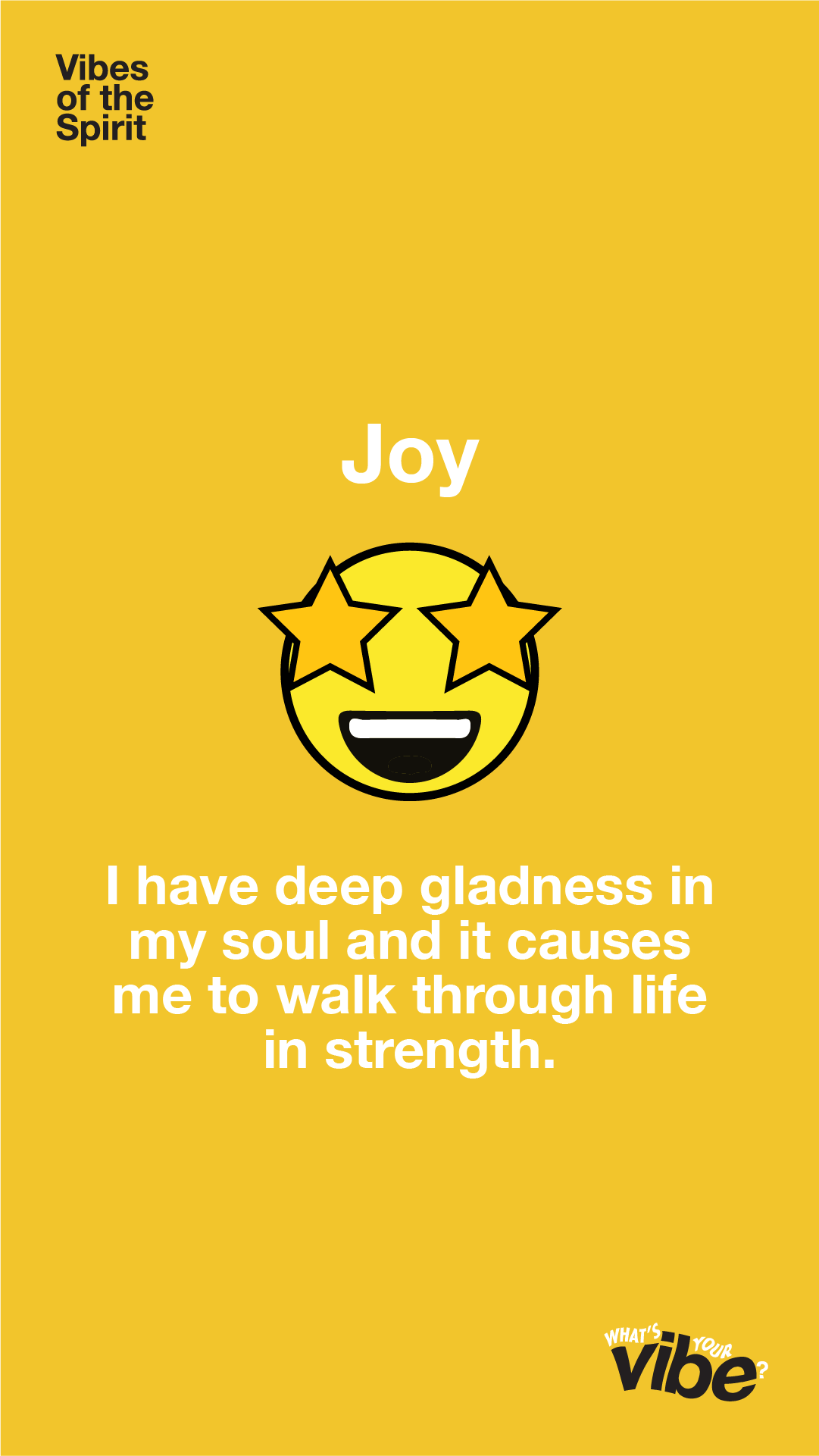 Joy Declaration Card