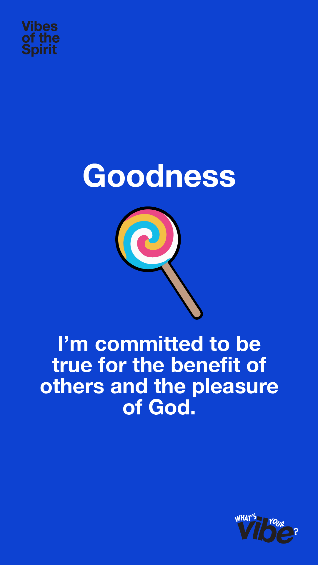 Goodness Declaration Card