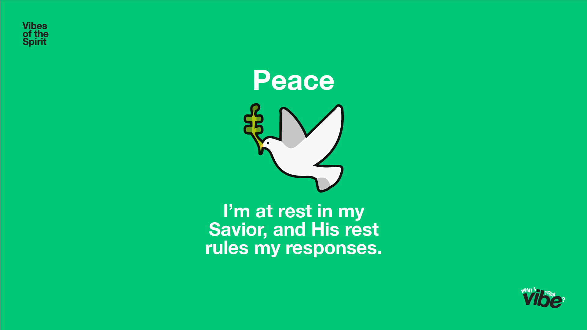 Peace Declaration Card
