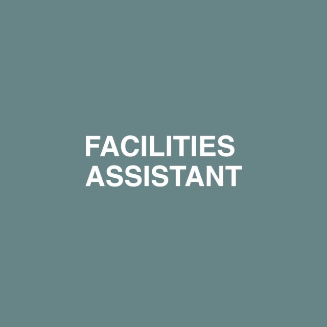 Facilities Assistant 