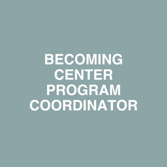 Becoming Center Program Coordinator